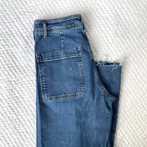 Zara Marine high waisted jeans, wide leg, size 28